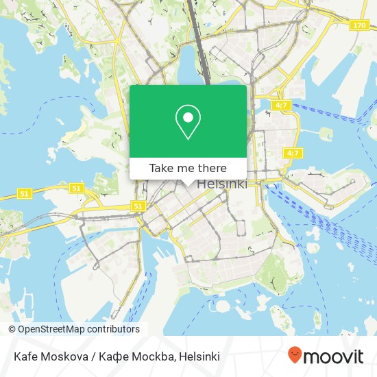 Kafe Moskova / Kaфe Mockba map