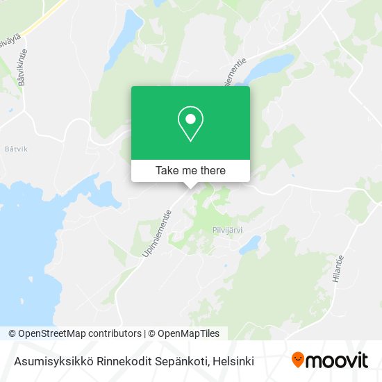 Asumisyksikkö Rinnekodit Sepänkoti map