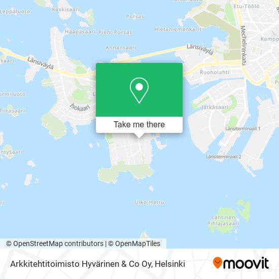 Arkkitehtitoimisto Hyvärinen & Co Oy map