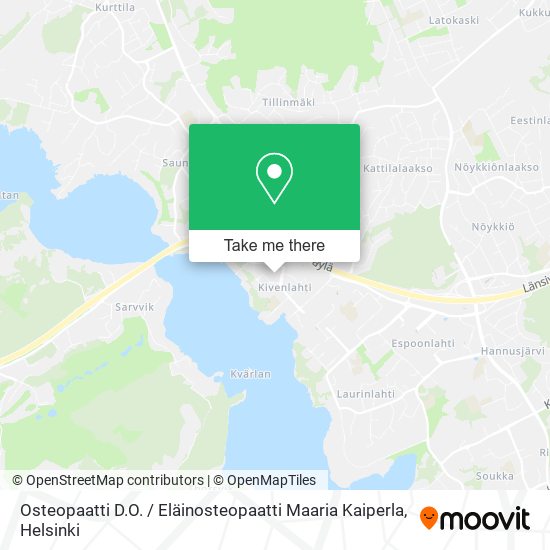 Osteopaatti D.O. / Eläinosteopaatti Maaria Kaiperla map