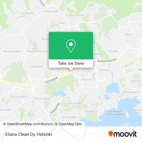 Eliano Clean Oy map