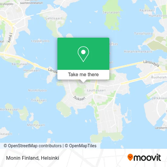 Monin Finland map