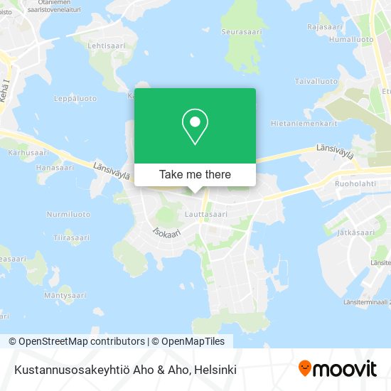 Kustannusosakeyhtiö Aho & Aho map