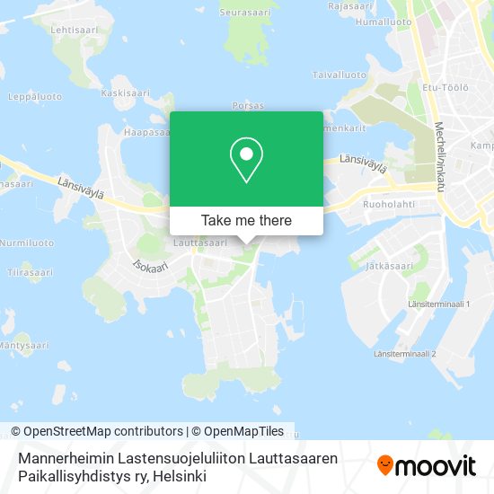 Mannerheimin Lastensuojeluliiton Lauttasaaren Paikallisyhdistys ry map
