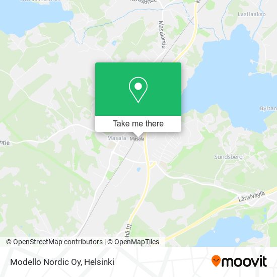 Modello Nordic Oy map