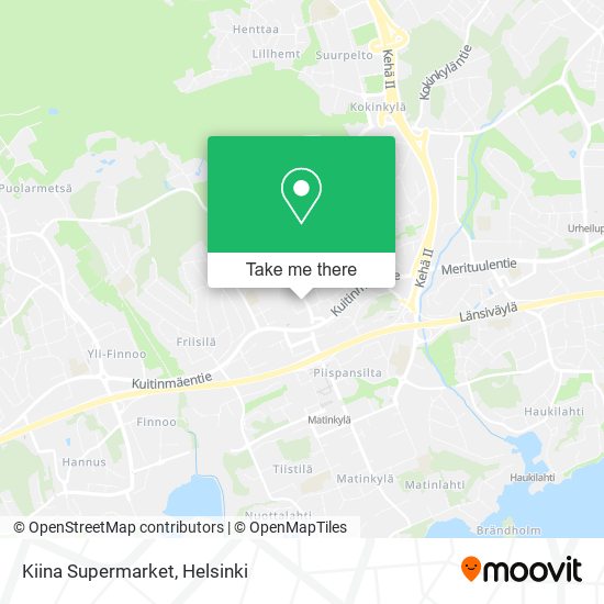 Kiina Supermarket map