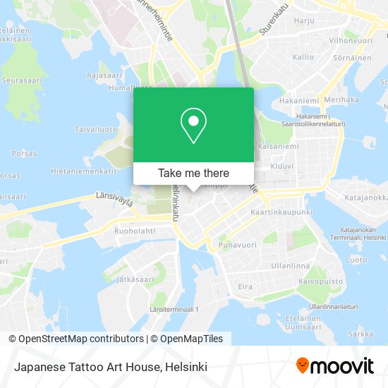 Japanese Tattoo Art House map