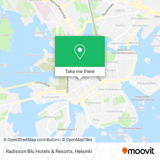 Radisson Blu Hotels & Resorts map