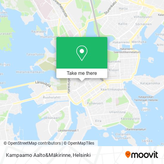 Kampaamo Aalto&Mäkirinne map