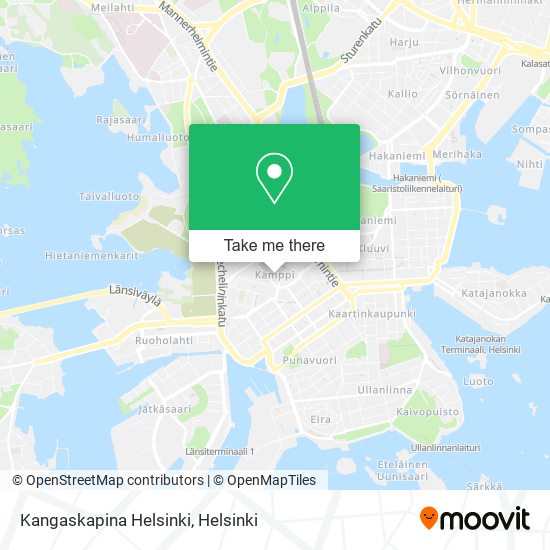 Kangaskapina Helsinki map