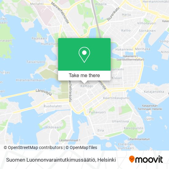 Suomen Luonnonvaraintutkimussäätiö map