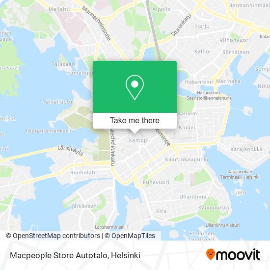 Macpeople Store Autotalo map