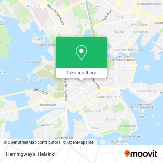 Hemingway's map