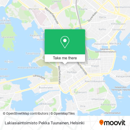 Lakiasiaintoimisto Pekka Tuunainen map