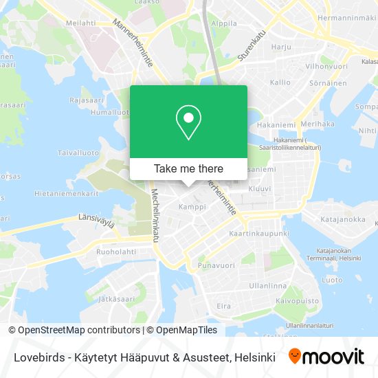 Lovebirds - Käytetyt Hääpuvut & Asusteet map