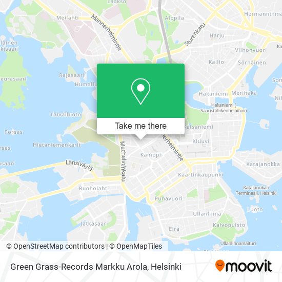 Green Grass-Records Markku Arola map