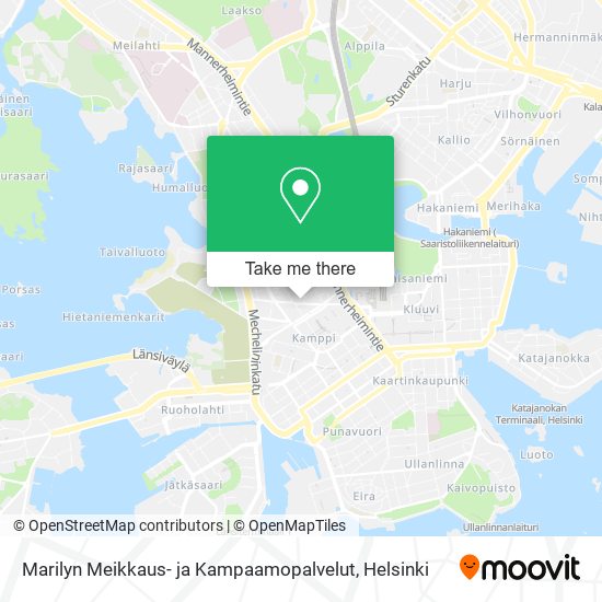 Marilyn Meikkaus- ja Kampaamopalvelut map