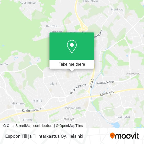 Espoon Tili ja Tilintarkastus Oy map