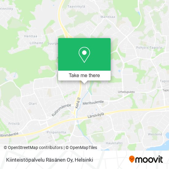 Kiinteistöpalvelu Räsänen Oy map
