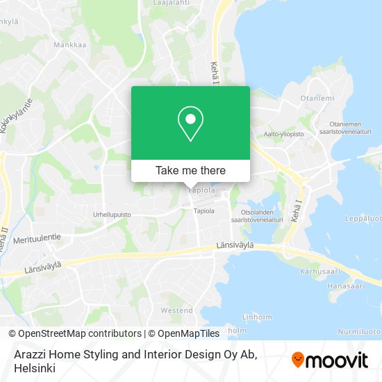 Arazzi Home Styling and Interior Design Oy Ab map