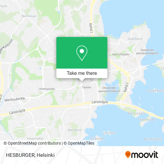 HESBURGER map