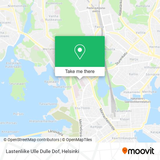 Lastenliike Ulle Dulle Dof map