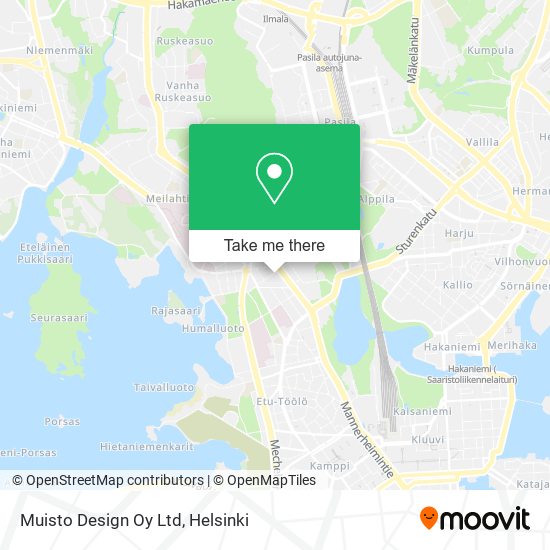 Muisto Design Oy Ltd map