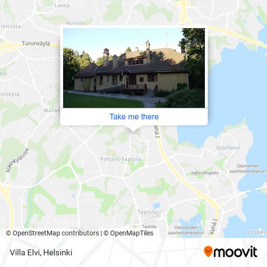 Villa Elvi map