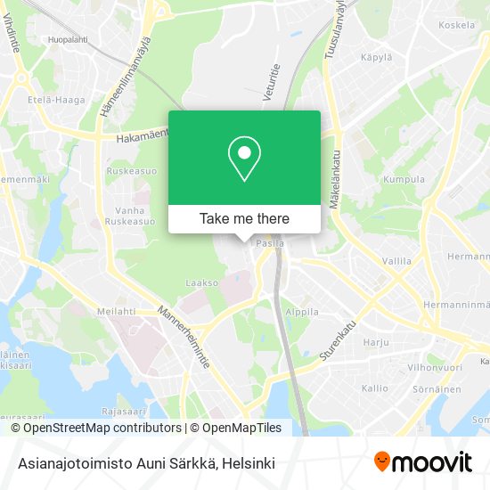 Asianajotoimisto Auni Särkkä map