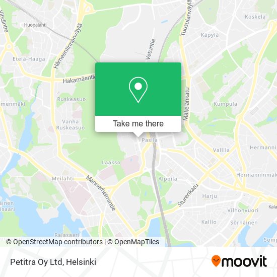 Petitra Oy Ltd map