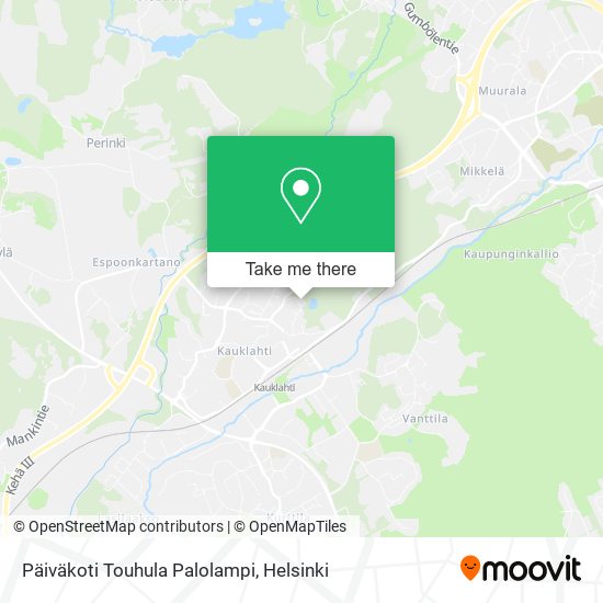 Päiväkoti Touhula Palolampi map