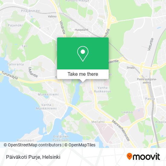 Päiväkoti Purje map
