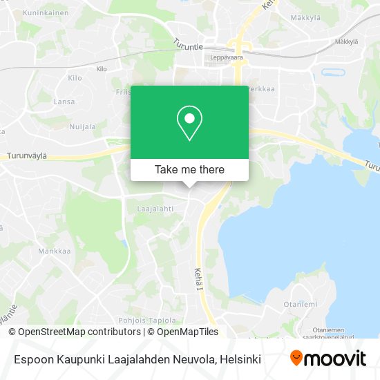 Espoon Kaupunki Laajalahden Neuvola map