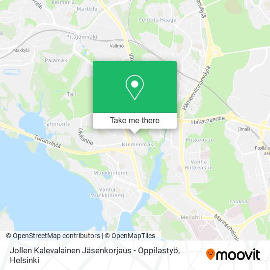 Jollen Kalevalainen Jäsenkorjaus - Oppilastyö map