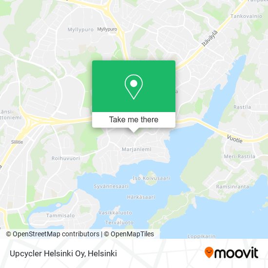 Upcycler Helsinki Oy map
