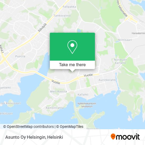 Asunto Oy Helsingin map