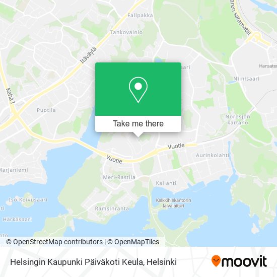 Helsingin Kaupunki Päiväkoti Keula map