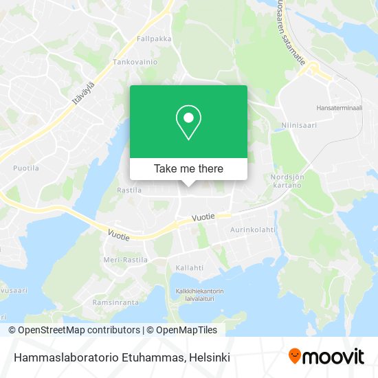 Hammaslaboratorio Etuhammas map