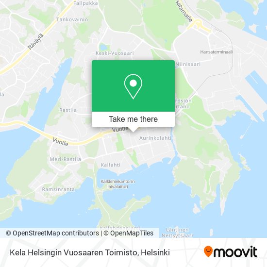 Kela Helsingin Vuosaaren Toimisto map