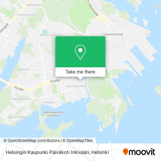 Helsingin Kaupunki Päiväkoti Inkivääri map