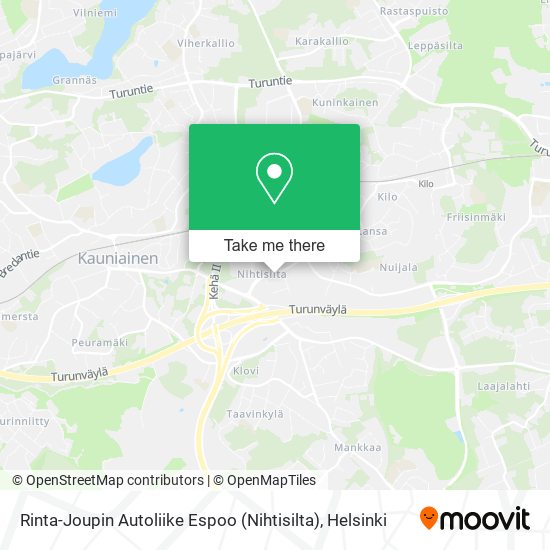 Rinta-Joupin Autoliike Espoo (Nihtisilta) map