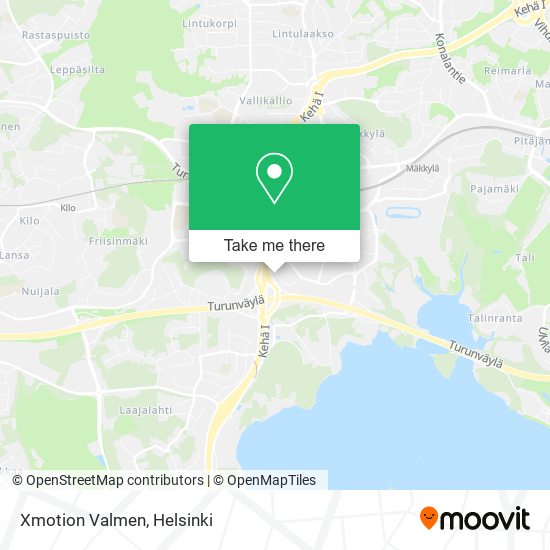 Xmotion Valmen map