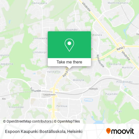 Espoon Kaupunki Boställsskola map