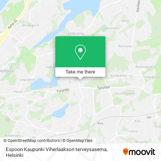 Espoon Kaupunki Viherlaakson terveysasema map