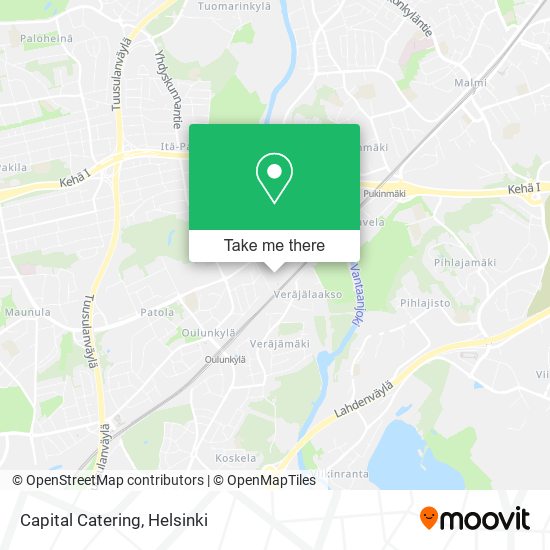 Capital Catering map