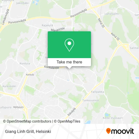 Giang Linh Grill map