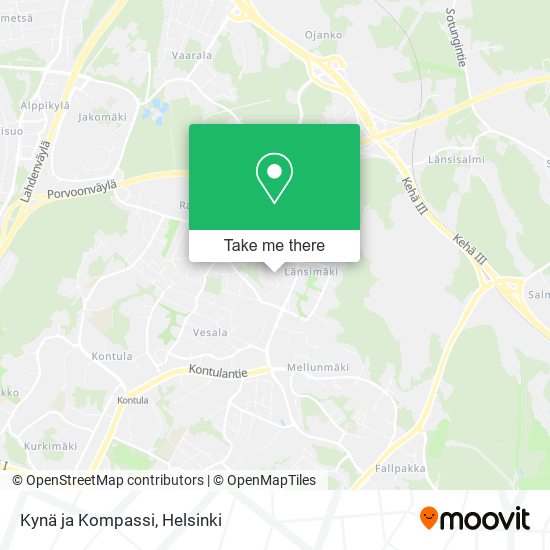 Kynä ja Kompassi map