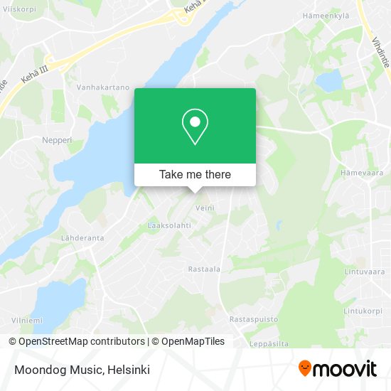 Moondog Music map