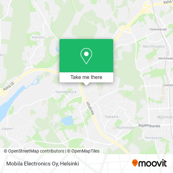 Mobila Electronics Oy map