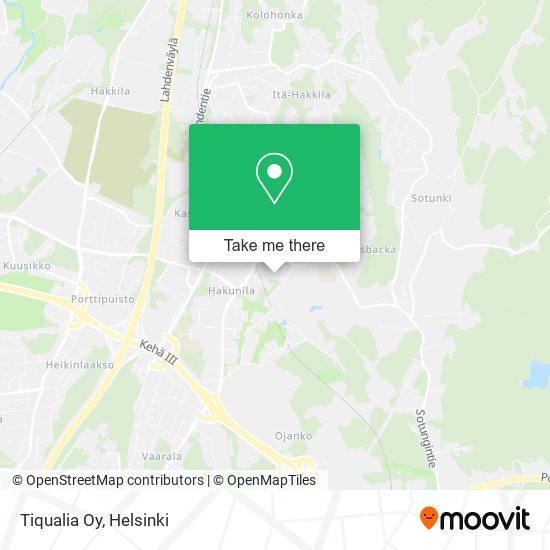 Tiqualia Oy map